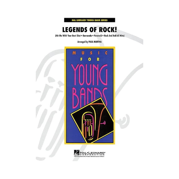 Hal Leonard Legends of Rock! - Young Concert Band Level 3 by Paul Murtha