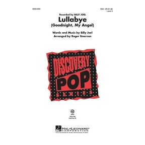 Lullabye (Goodnight, My Angel) VoiceTrax CD by Billy Joel Arranged by Roger Emerson