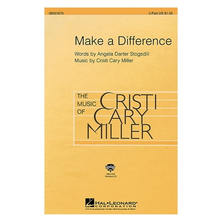 Hal Leonard Make a Difference (ShowTrax CD) ShowTrax CD Composed by Cristi Cary Miller