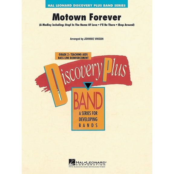 Motown Forever - Discovery Plus Concert Band Series Level 2 arranged by Johnnie Vinson