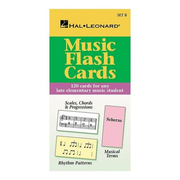 Hal Leonard Music Flash Cards Set B