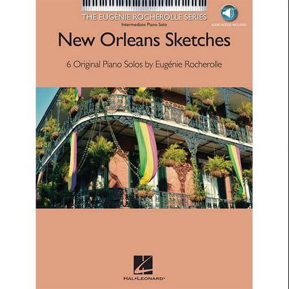 Hal Leonard New Orleans Sketches-Piano Solo Songbook-Audio Online