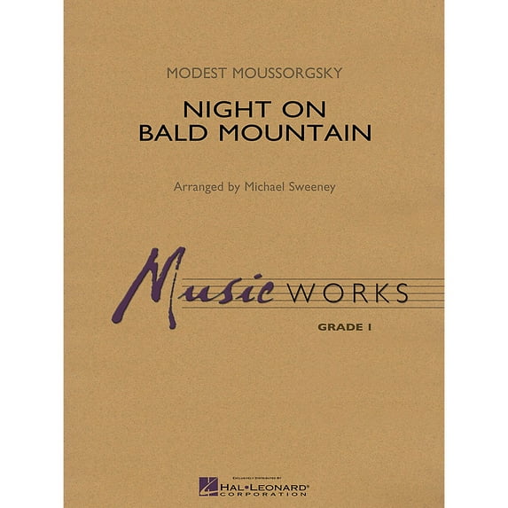 Hal Leonard Night on Bald Mountain Concert Band Level 1.5 Arranged by Michael Sweeney