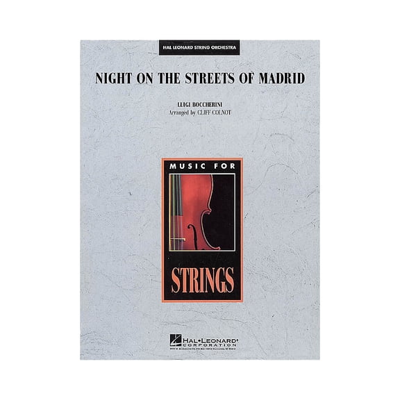 Hal Leonard Night on the Streets of Madrid Music for String Orchestra Series Arranged by Jamin Hoffman
