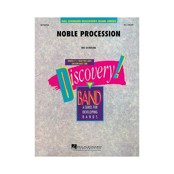 Hal Leonard Noble Procession Concert Band Level 1.5 Composed by Eric Osterling