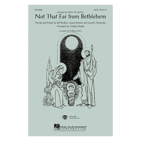 Not That Far From Bethlehem ShowTrax CD by Point Of Grace Arranged by Audrey Snyder