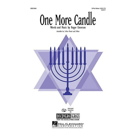 Hal Leonard One More Candle VoiceTrax CD Composed by Roger Emerson