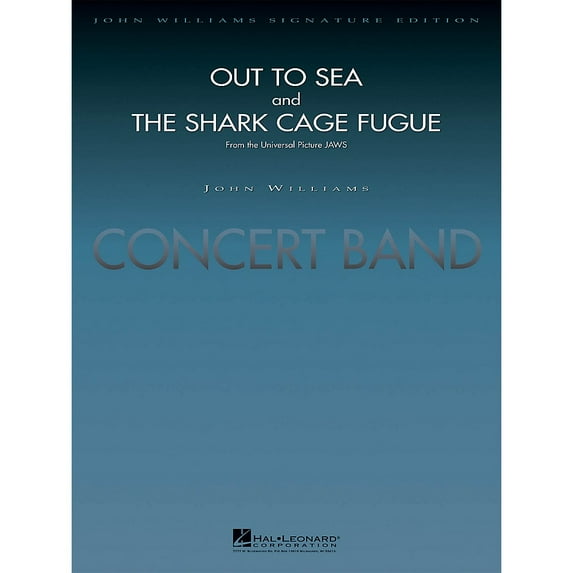 Hal Leonard Out to Sea and The Shark Cage Fugue (from Jaws) (Deluxe Score) Concert Band Level 5 by Jay Bocook