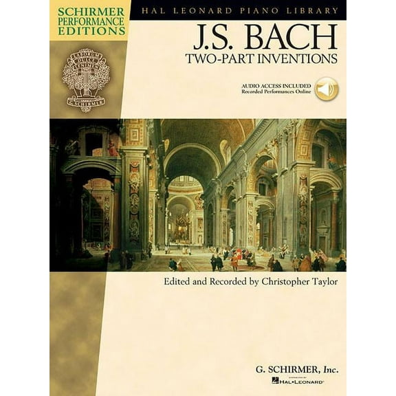 Hal Leonard Piano Library J.S. Bach - Two-Part Inventions, (Paperback)
