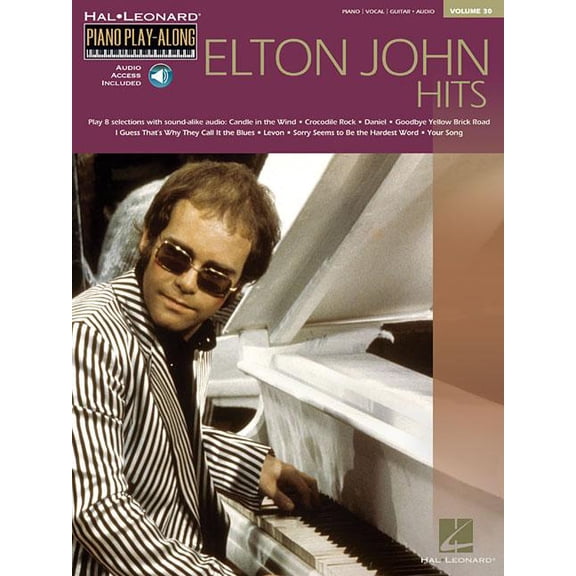 Hal Leonard Piano Play-Along: Elton John Hits: Piano Play-Along Volume 30 (Bk/Online Audio) (Other)