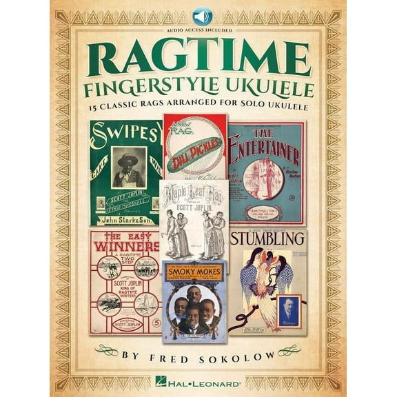 Ragtime Fingerstyle Ukulele w/Audio