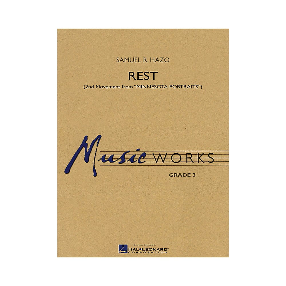 Hal Leonard Rest (2nd Movement from Minnesota Portraits) Concert Band Level 3 Composed by Samuel R. Hazo