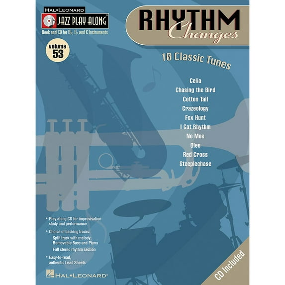 Hal Leonard Jazz Play-Along: Rhythm Changes: Jazz Play-Along Volume 53 (Other)