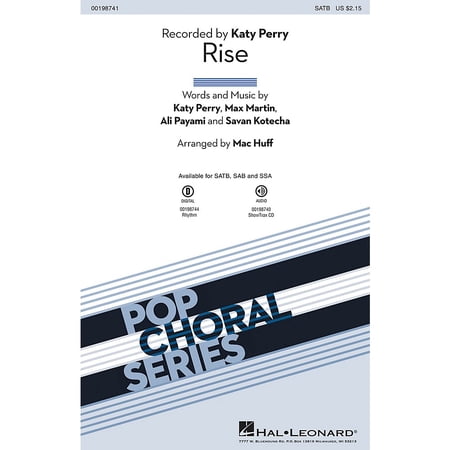 Hal Leonard Rise ShowTrax CD by Katy Perry Arranged by Mac Huff