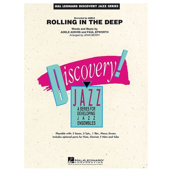 Hal Leonard Rolling In The Deep - Discovery Jazz Series Level 1.5