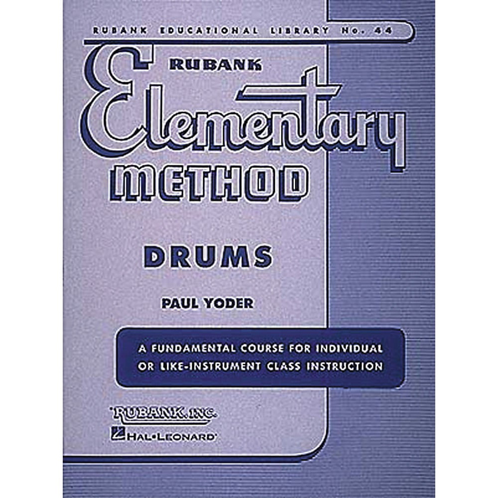 Hal Leonard Rubank Elementary Method - Drums Book - Walmart.com