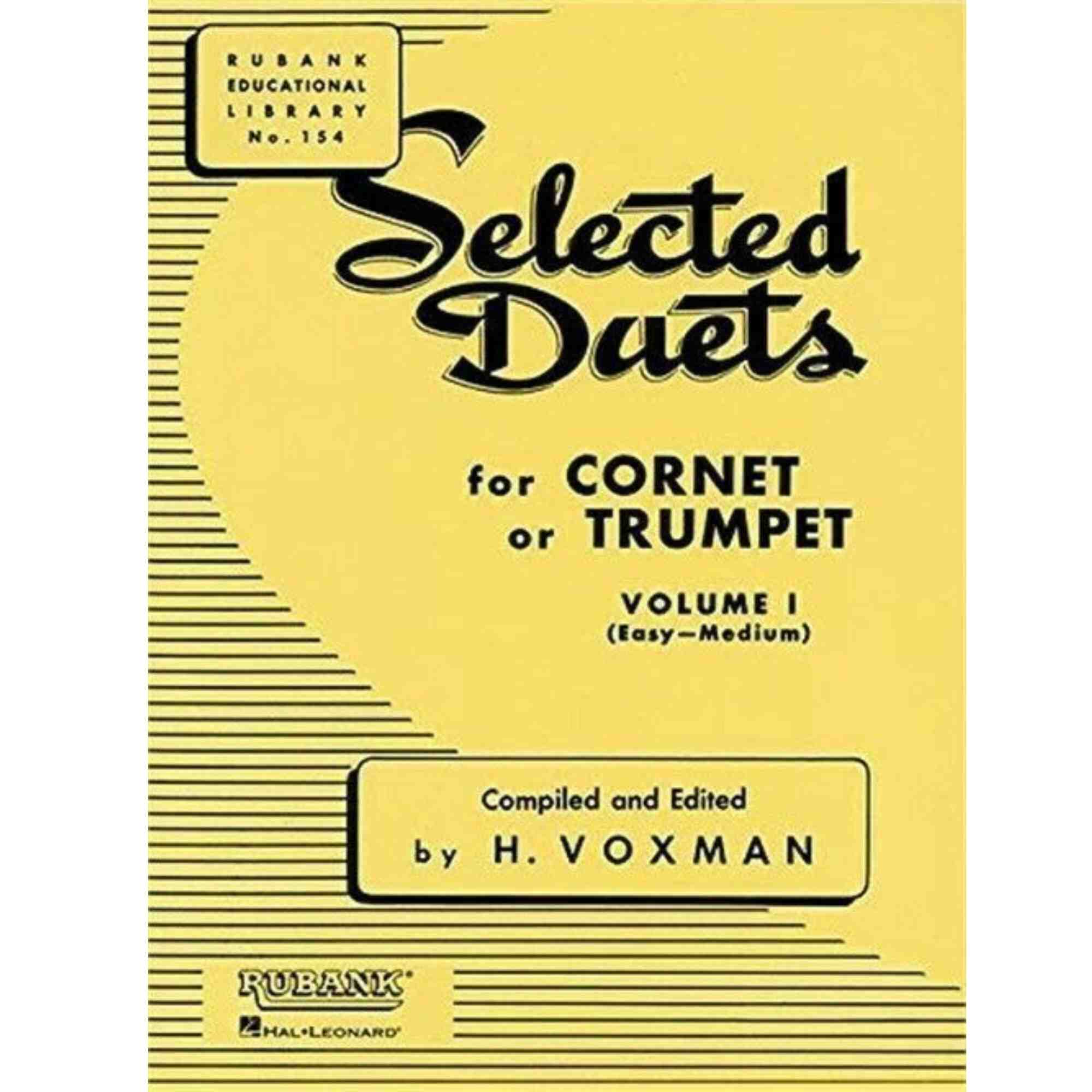 Hal Leonard Rubank Selected Duets for Cornet Or Trumpet Vol 1 Easy ...