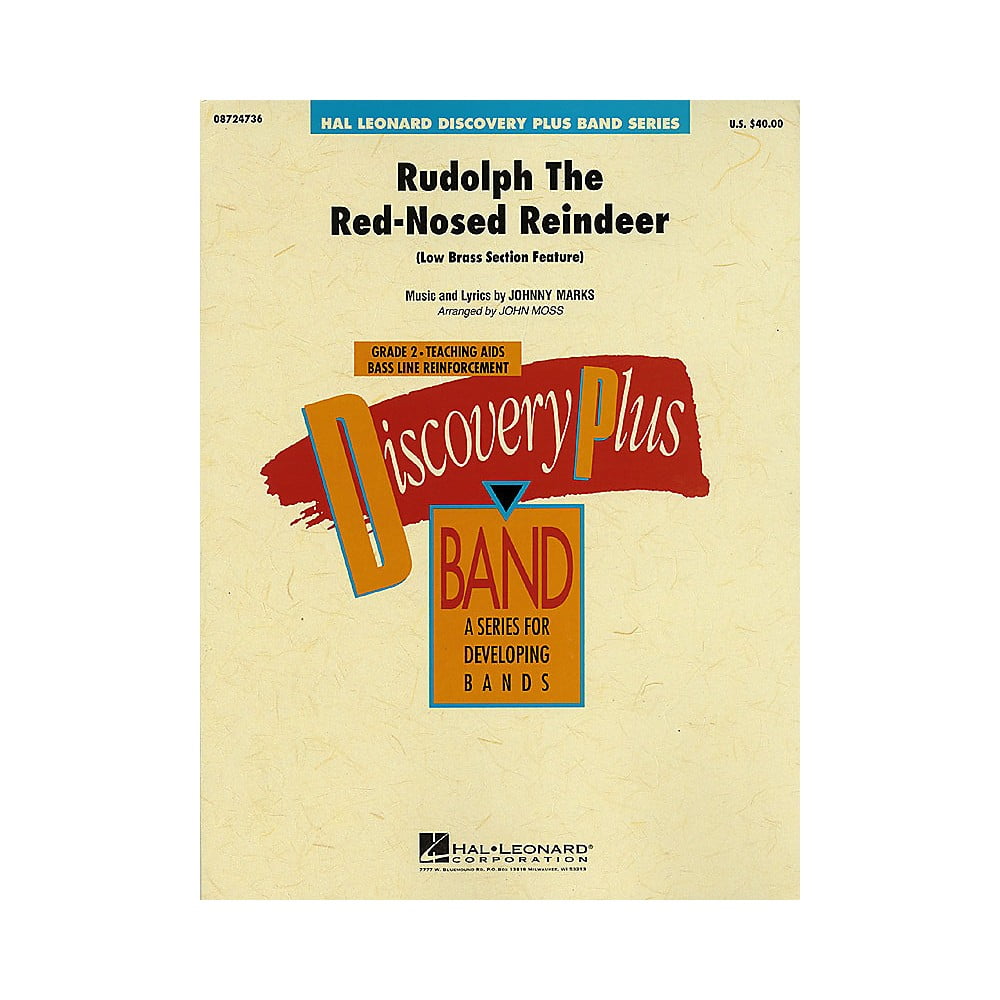 Hal Leonard Rudolph The Red-Nosed Reindeer - Discovery Plus Concert ...