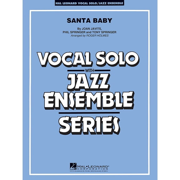Hal Leonard Santa Baby - Vocal Solo Jazz Ensemble Series Level 4
