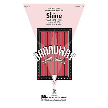 Hal Leonard Shine (from Billy Elliot) ShowTrax CD by Elton John Arranged by Mark Brymer