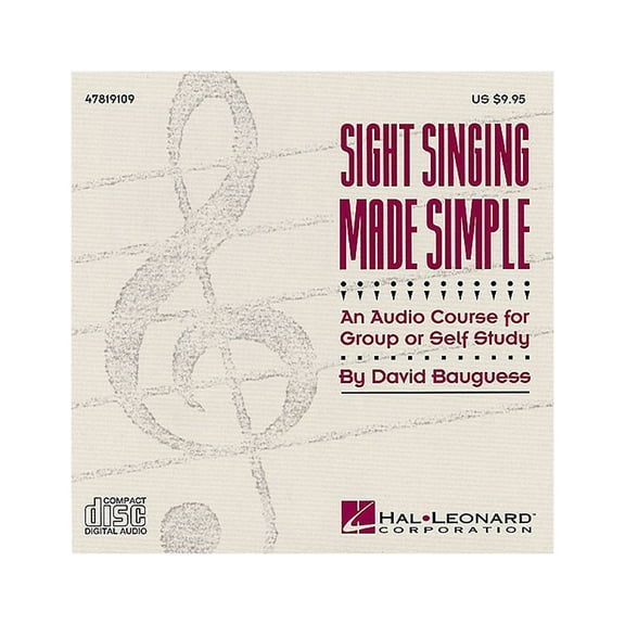 Sight Singing Made Simple (Resource) CD composed by David Bauguess