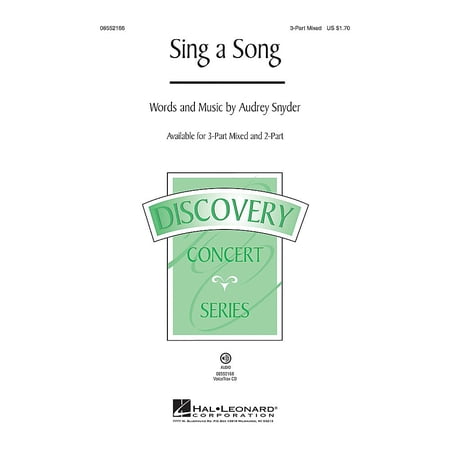 Hal Leonard Sing a Song (Discovery Level 2) VoiceTrax CD Composed by Audrey Snyder