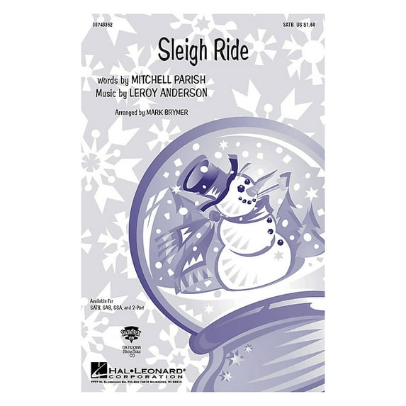 Hal Leonard Sleigh Ride IPAKO Arranged by Mark Brymer