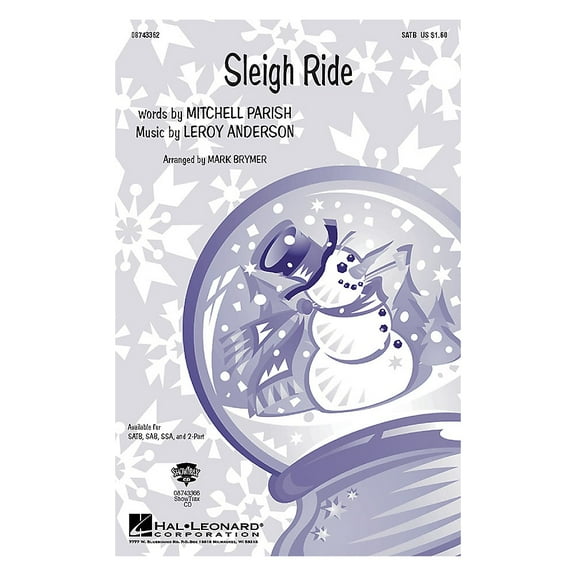 Sleigh Ride ShowTrax CD Arranged by Mark Brymer