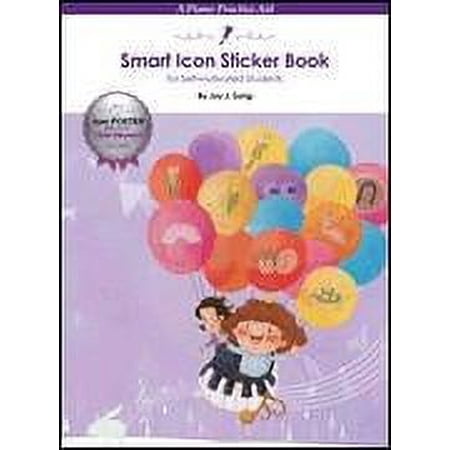 Hal Leonard Smart Icon Sticker Book Educational Piano Library Series Softcover Written by Joy J. Song