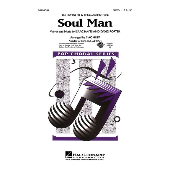Soul Man ShowTrax CD by Blues Brothers Arranged by M Huff