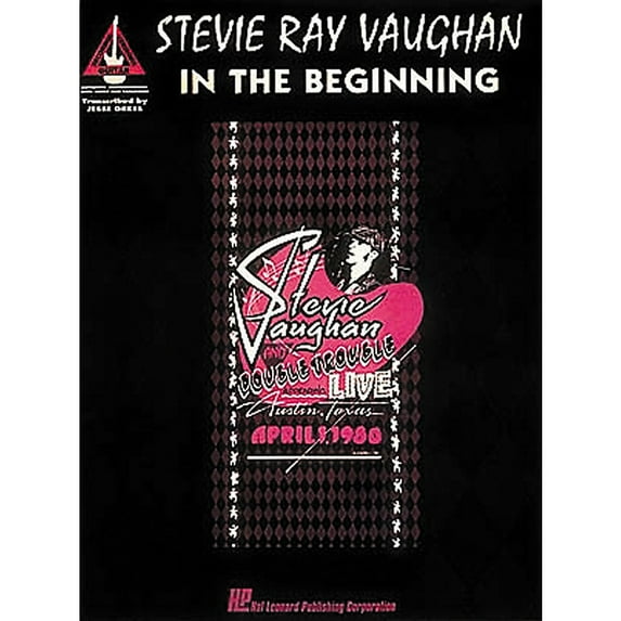 Hal Leonard Stevie Ray Vaughan In The Begininning Guitar Tab Songbook