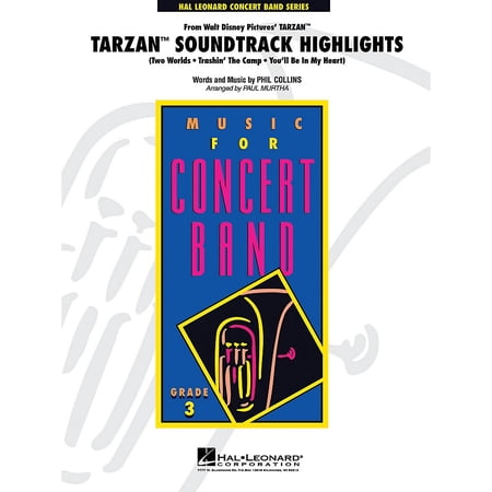 Tarzan Soundtrack Highlights - Young Concert Band Series Level 3 arranged by Paul Murtha