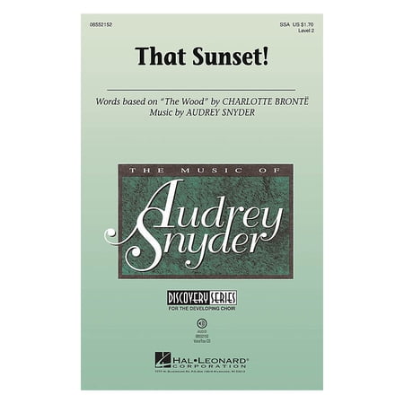Hal Leonard That Sunset! (Discovery Level 2) VoiceTrax CD Arranged by Audrey Snyder