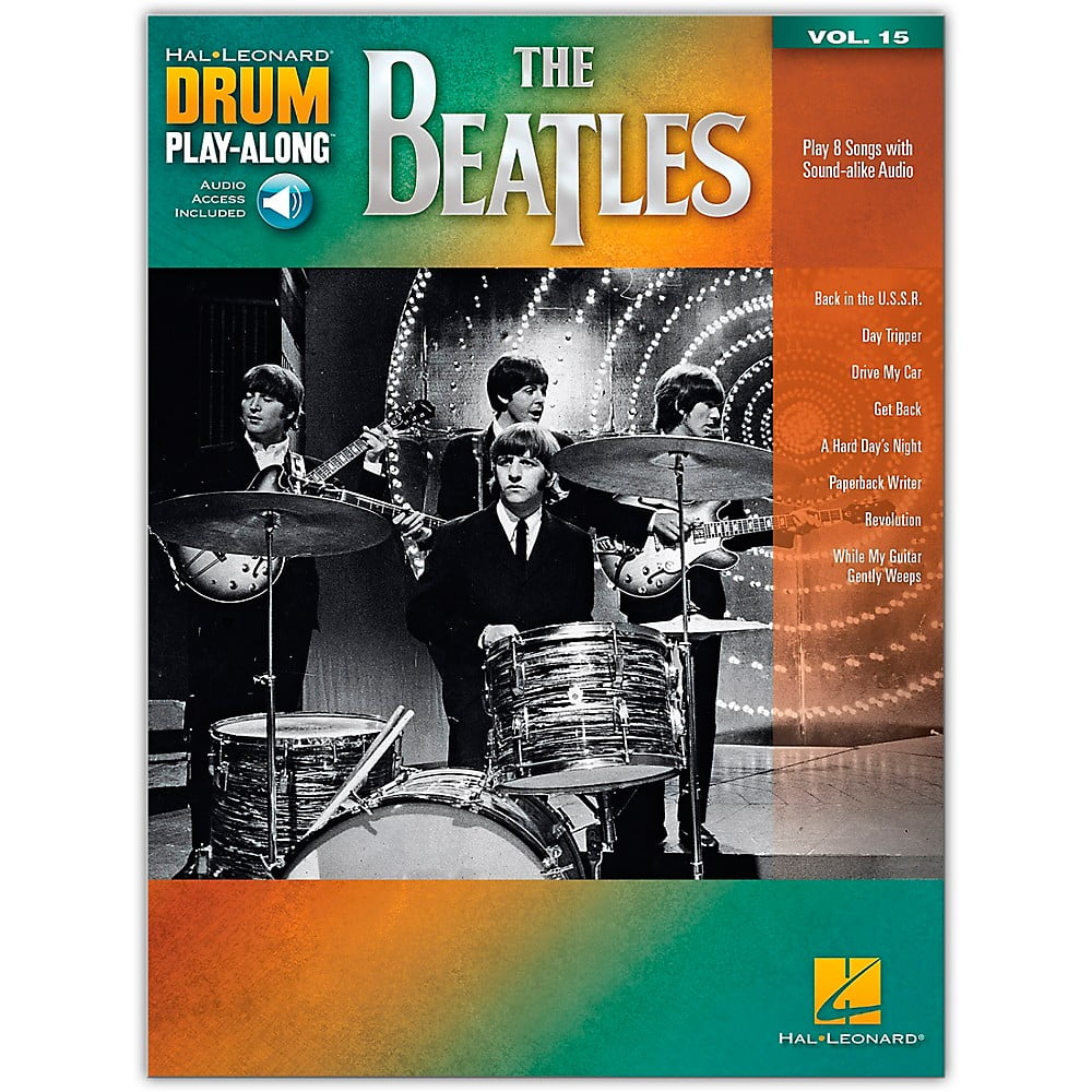 Hal Leonard The Beatles - Drum Play-Along Volume 15 - Walmart.com