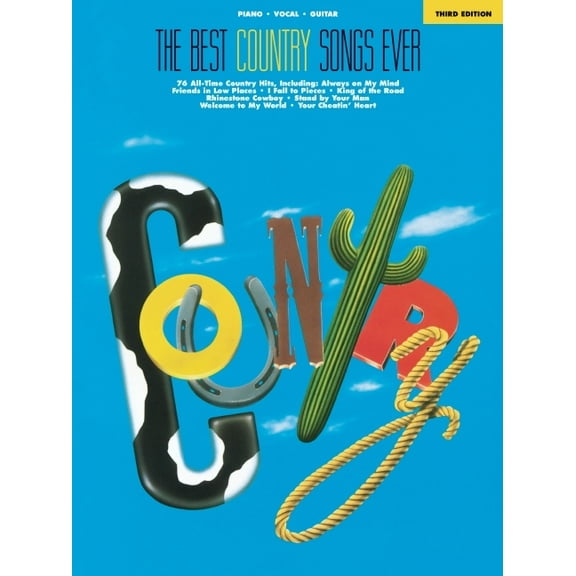 Hal Leonard The Best Country Songs Ever 2nd Edition Piano, Vocal, Guitar Songbook
