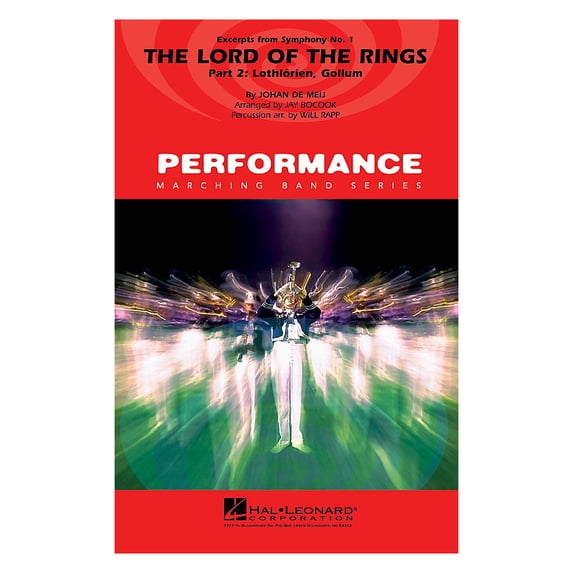 Hal Leonard The Lord of the Rings - Part 2 Marching Band Level 4 Arranged by Jay Bocook