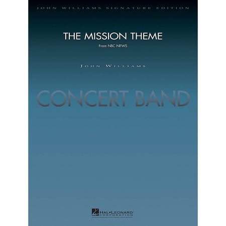 Hal Leonard The Mission Theme (from NBC News) (Deluxe Score) Concert Band Arranged by Paul Lavender
