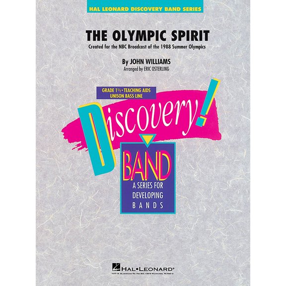 Hal Leonard The Olympic Spirit Concert Band Level 1 Arranged by Eric Osterling