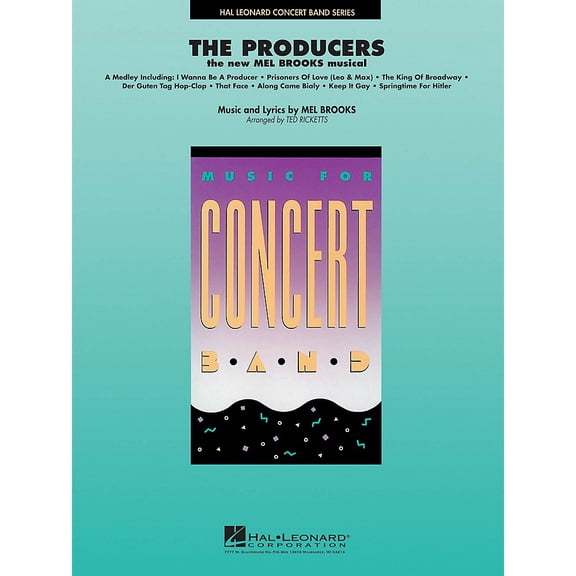 Hal Leonard The Producers Concert Band Level 4 Arranged by Ted Ricketts
