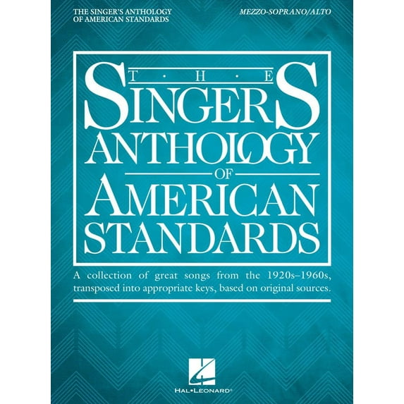 Hal Leonard The Singer's Anthology of American Standards Mezzo-Soprano/Alto Edition Vocal Songbook