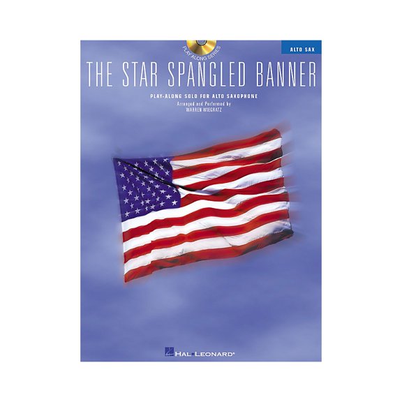 The Star Spangled Banner (Play-Along Solo for Alto Saxophone) Instrumental Folio Series Book with CD