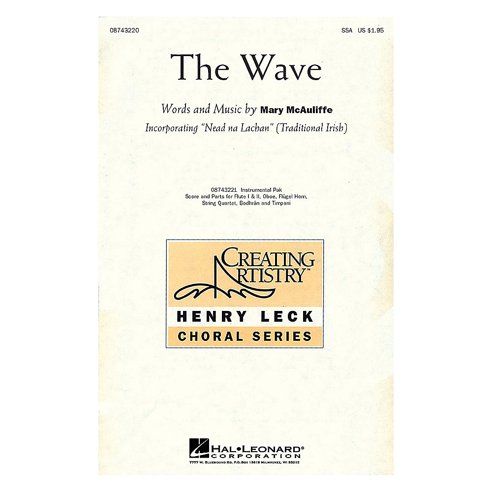 Hal Leonard The Wave IPAKS Composed by Mary McAuliffe
