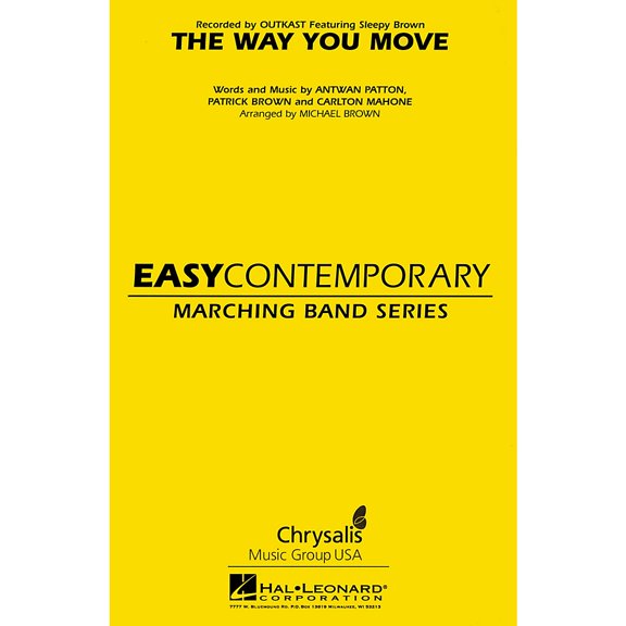 Hal Leonard The Way You Move Marching Band Level 2 Arranged by Michael Brown