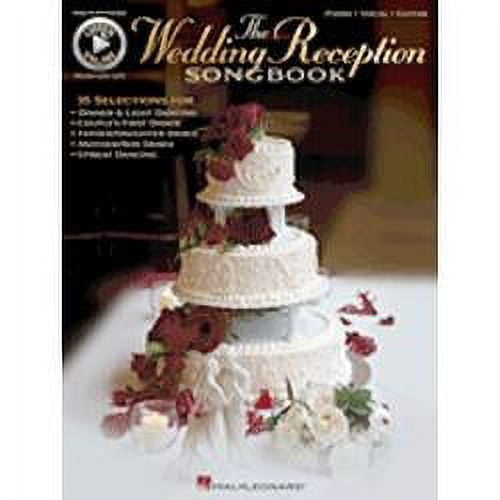 The Wedding Reception Songbook for Piano/Vocal/Guitar (Book/Online Audio)
