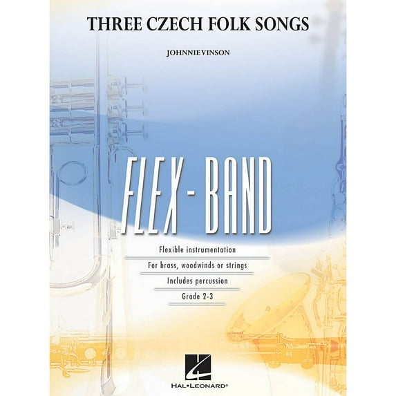 Hal Leonard Three Czech Folk Songs Concert Band Level 2-3 Composed by Johnnie Vinson