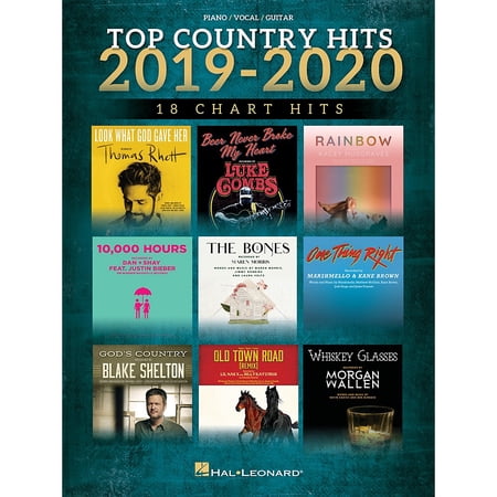 Hal Leonard Top Country Hits of 2019-2020 Piano/Vocal/Guitar Songbook
