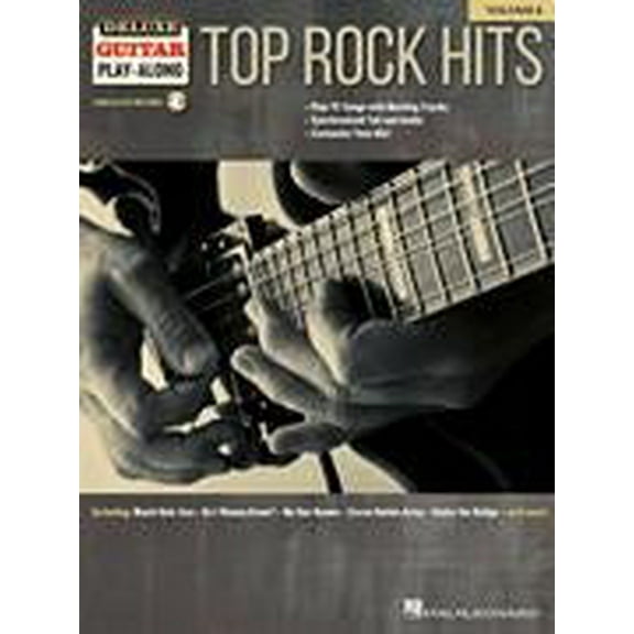 Hal Leonard Top Rock Hits Deluxe Guitar Play-Along Volume 1 Book/Audio Online