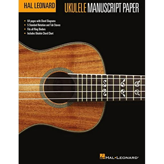 Pre-Owned Hal Leonard Ukulele Manuscript Paper Uke: Includes Standard Notation and Tablature Paperback