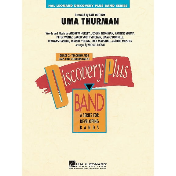Hal Leonard Uma Thurman - Discovery Plus Concert Band Series Level 2 arranged by Michael Brown