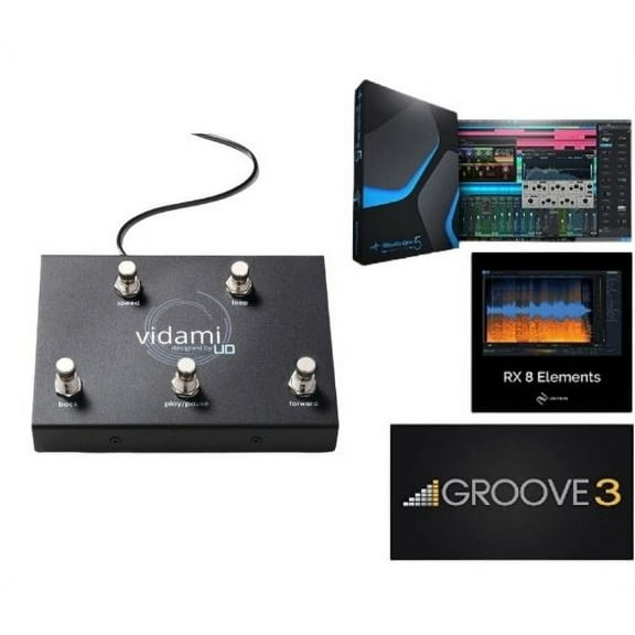 Hal Leonard Vidami Online Video Controller Pedal Plus Pack Bundle
